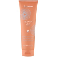 Echosline Keratin Veg Mask 300мл. – Реструктурираща веган маска за коса с растителен кератин