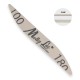 Molly Lac Nail File Boat Wave Ellipse Slim 100/180 Пила за нокти индивидуално опакована тънка