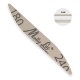 Molly Lac Nail File Boat Wave Ellipse Slim 180/240 Пила за нокти индивидуално опакована тънка
