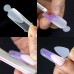 Molly Lac Dual Form Silicone Molds for French Manicure Oval Силиконови формички за френски маникюр 12бр.