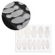 Molly Lac Dual Form Silicone Molds for French Manicure Oval Силиконови формички за френски маникюр 12бр.