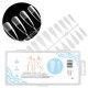 Molly Nails Flexi Tips Almond 003-3 - Удължители за нокти бадем 240бр.