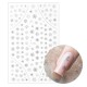Molly Nails Лепенки за нокти F282 сребърни