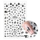 Molly Nails Лепенки за нокти F283 черни