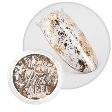 Molly Lac Metallic Alu Flakes Gold No. 11 - Декорация за нокти