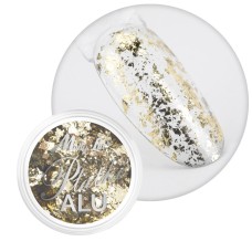 Molly Lac Metallic Alu Flakes Yellow Gold No. 12 - Декорация за нокти