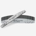 STALEKS PRO Минерална пила за нокти полумесец EXPERT 40 180/240 грит (25 бр.)
