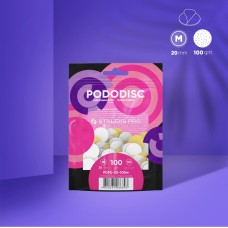 STALEKS PRO Еднократни пили за диск за педикюр с мек слой PODODISC M EXPERT 100 grit (50 бр.)