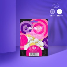 STALEKS PRO Еднократни пили за диск за педикюр с мек слой PODODISC L EXPERT grit 320 (50 бр.)